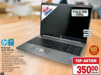 Metro hp Notebook 15,6Z 250 G8 Angebot