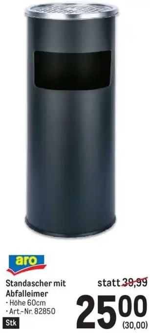 Metro Standascher mit Abfalleimer • Höhe 60cm - Art.-Nr. 82850 Angebot