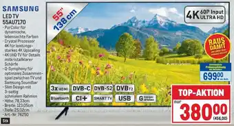 Metro SAMSUNG LED TV 55AU7170 Angebot