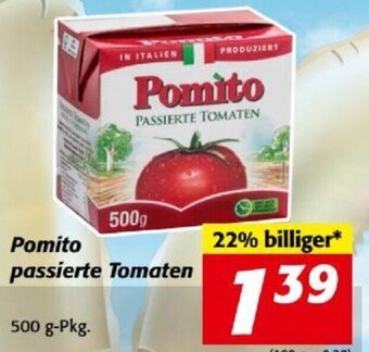Nah&Frisch Pomito passierte Tomaten 500 g-Pkg. Angebot
