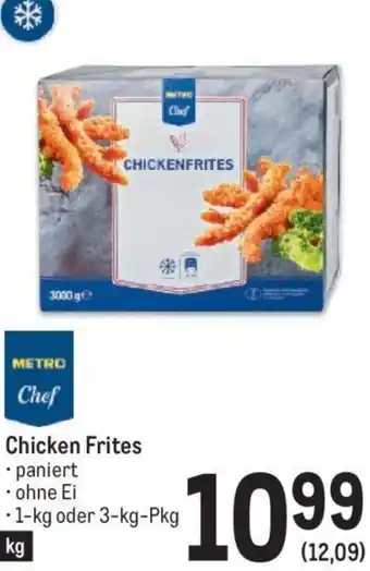 Metro Chicken Frites - 1-kg oder 3-kg-Pkg Angebot