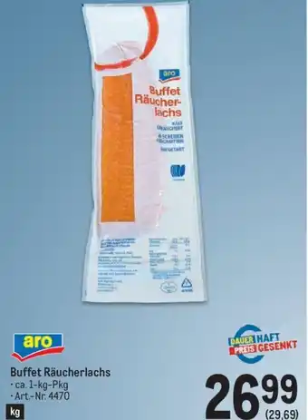 Metro Buffet Räucherlachs - ca. 1-kg-Pkg Art.-Nr. 4470 Angebot