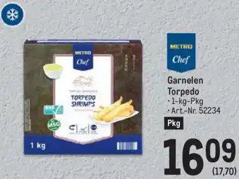 Metro Garnelen Torpedo • 1-kg-Pkg Angebot