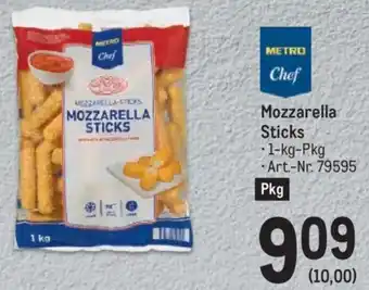 Metro Mozzarella Sticks • 1-kg-Pkg Angebot