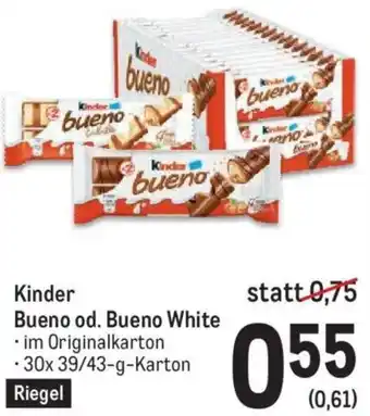 Metro Kinder Bueno od. Bueno White .im Originalkarton Angebot