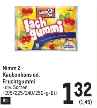 Nimm 2 Kaubonbons od. Fruchtgummi • div. Sorten