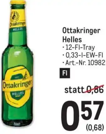 Metro Ottakringer Helles - 12-FI-Tray -0,33-1-EW-FI Art.-Nr. 10982 Angebot