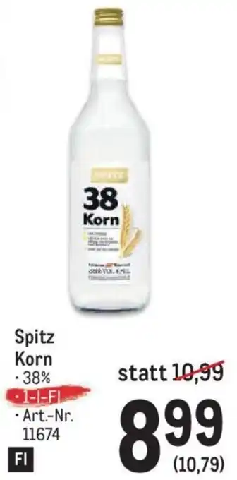 Metro Spitz Korn 1-l-Fl Angebot
