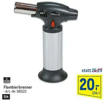 Metro Flambierbrenner Art.-Nr. 98520 Angebot