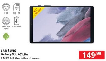 Pagro Diskont SAMSUNG Galaxy Tab A7 Lite 8 MP/2 MP Haupt-/Frontkamera Angebot