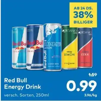 T&G Red Bull Energy Drink versch. Sorten, 250ml Angebot