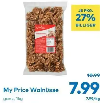 T&G My Price Walnüsse ganz, 1kg Angebot