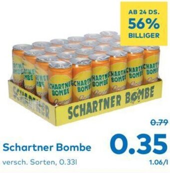 T&G Schartner Bombe versch. Sorten, 0.33L Angebot