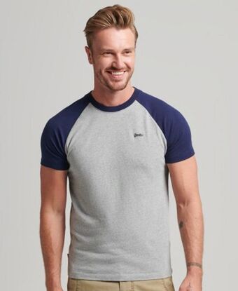 Superdry Organic cotton essential logo baseball t-shirt Angebot