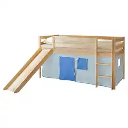 Möbelix Spielbett manuel blau kiefer massiv 90 cm rutsche leiter Angebot