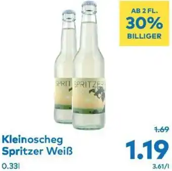 T&G Kleinoscheg Spritzer Weiß 0.33L Angebot