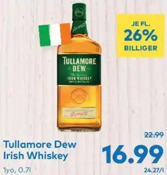 T&G Tullamore Dew Irish Whiskey 1yo, 0.7L Angebot