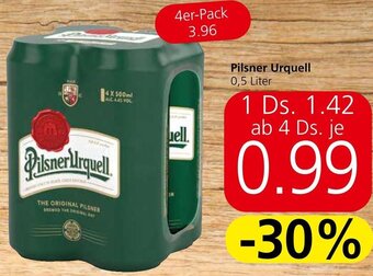 Spar Pilsner Urquell 0,5 Liter Angebot