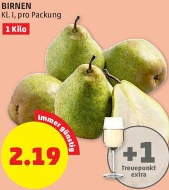 PENNY BIRNEN Kl. I, pro Packung 1 Kilo Angebot