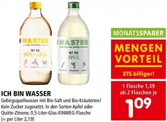 Interspar ICH BIN WASSER 0,5-Liter-Glas-EINWEG-Flasche Angebot