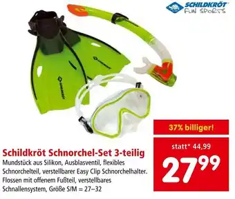 Interspar Schildkröt Schnorchel-Set 3-teilig Größe S/M = 27-32 Angebot