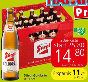 Spar Stiegl Goldbräu 0,5 Liter Angebot