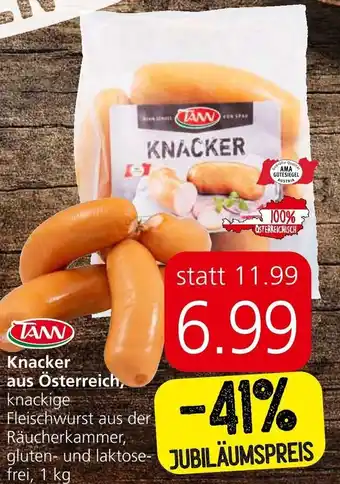 Spar Knacker aus Österreich 1 kg Angebot