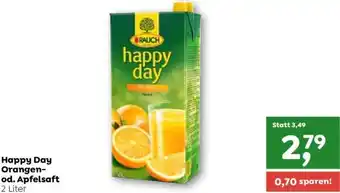 ADEG Happy Day Orangen od. Apfelsaft 2 Liter Angebot