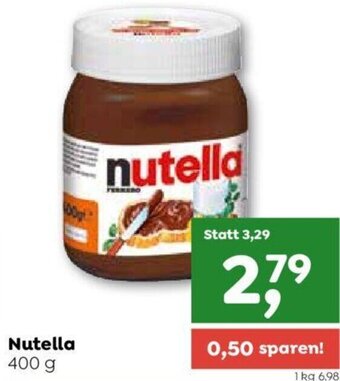 ADEG Nutella 400 g Angebot