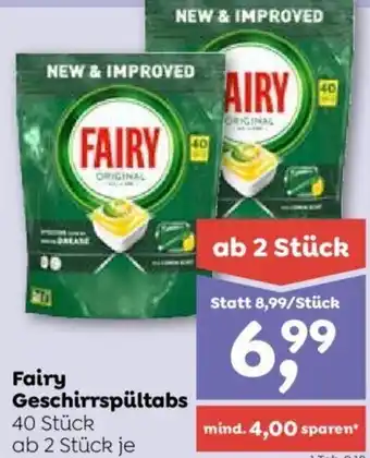 ADEG Fairy Geschirrspültabs 40 Stück ab 2 Stück je Angebot