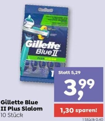 ADEG Gillette Blue II Plus Slalom 10 Stück Angebot