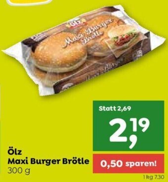 ADEG Ölz Maxi Burger Brötle 300 g Angebot
