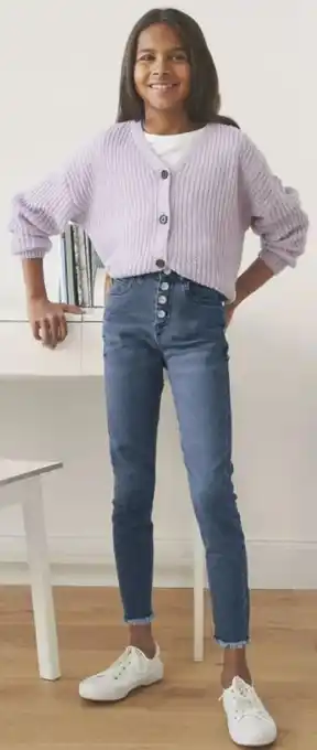 Tchibo Eduscho Mädchen high-waist-jeans Angebot