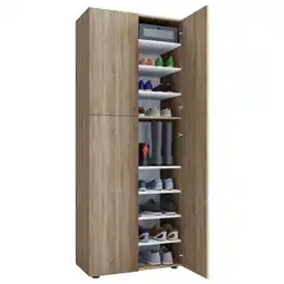 Möbelix Schuhschrank lona xxl 9 fächer eiche dekor Angebot