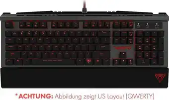 Conrad Viper pv730mbulgm-de kabelgebunden gaming-tastatur beleuchtet, handballenauflage, switch: brown deutsch, qwertz silber, schwa Angebot