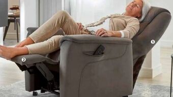 Polstermöbel Fischer Relaxsessel stoff Angebot