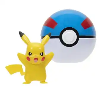 Libro Pokémon clip 'n' go pack pikachu figur und ein guter ball mehrfarbig Angebot