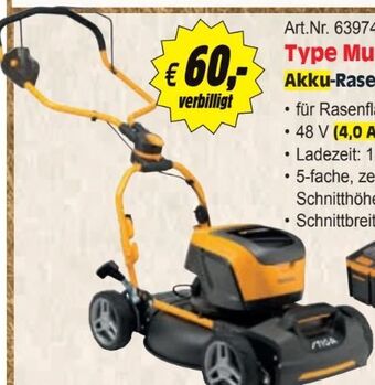 Zgonc Akku-rasenmäher set multiclip 547e Angebot