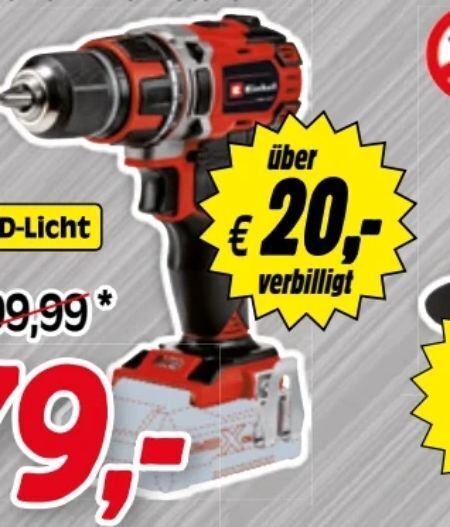 Zgonc Akku-bohrschrauber te-cd 18/50 li bl solo Angebot
