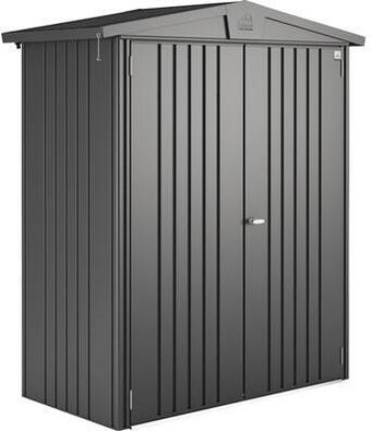 Hornbach Gerätehaus biohort europa 1 152 x 80 cm dunkelgrau-metallic Angebot
