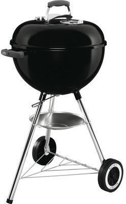 Hornbach Holzkohlegrill weber classic kettle ø 47 cm schwarz porzellanemaillierter kessel und deckel inkl. alu-lüfter, allwetter-räder Angebot