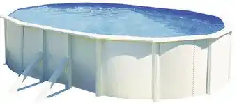 Hornbach Aufstellpool stahlwandpool oval 500x300x120 cm inkl. filteranlage,skimmer, filtersand & leiter weiss Angebot