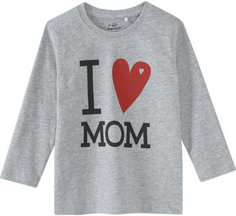 Ernsting's family Kinder langarmshirt mit message-print Angebot