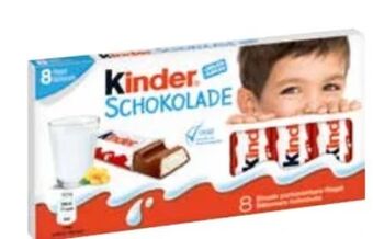 Transgourmet Kinder schokolade Angebot