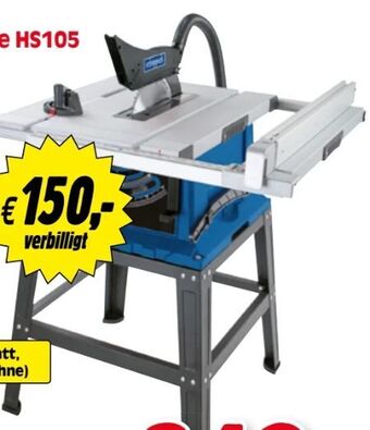 Zgonc Tischkreissäge hs105 Angebot