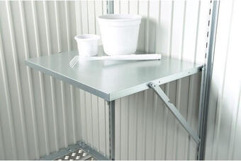 Hornbach Klapptisch biohort für alle gerätehauser 69 x 58 cm, silber Angebot