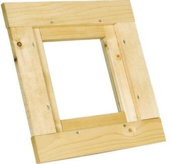 Hornbach Einzelfenster für gartenhaus beliebige wandstärke skan holz feststehend 40x40 cm, natur Angebot