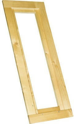 Hornbach Einzelfenster für gartenhaus beliebige wandstärke skan holz feststehend 40x93 cm, natur Angebot