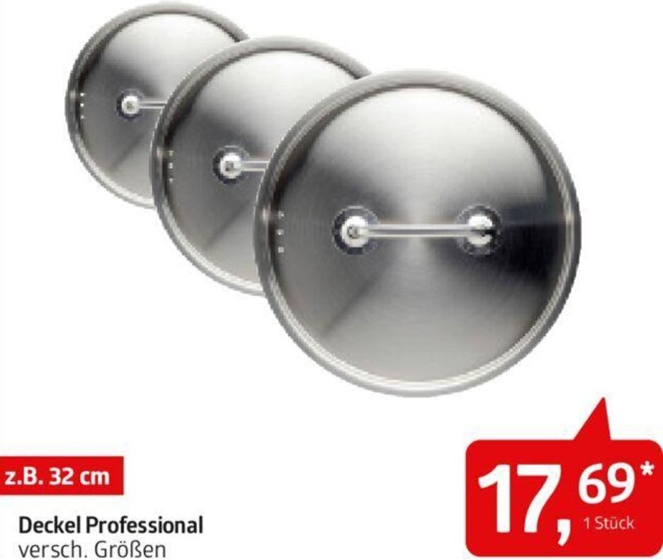 AGM Deckel Professional versch. Größen z.B3 32 cm 1 Stück Angebot