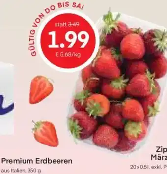 MPreis Premium Erdbeeren aus Italien, 350 g Angebot